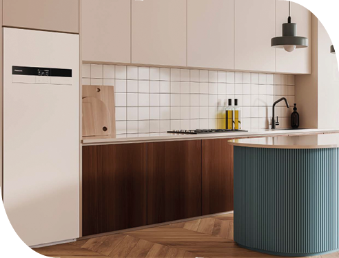 Kleines Bild von moderner Küch